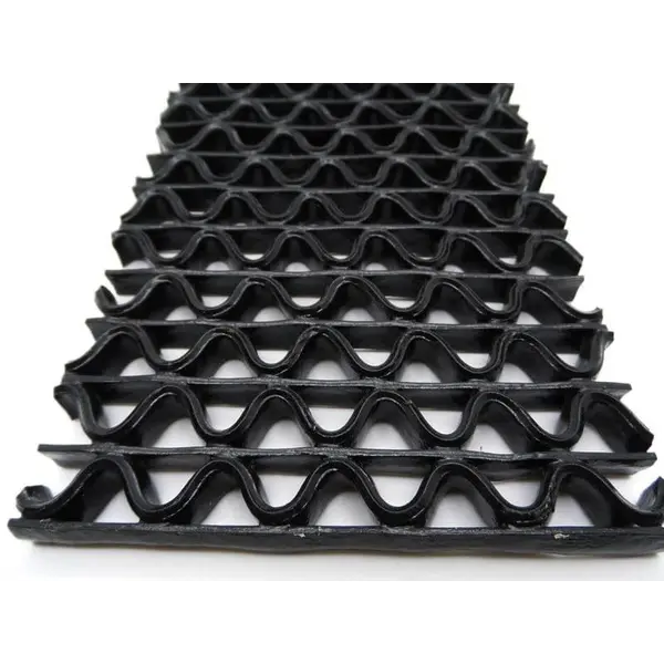 Αντιλιοσθητικό δάπεδο 8mm PVC Zig Zag Black Φάρδος 1,20m