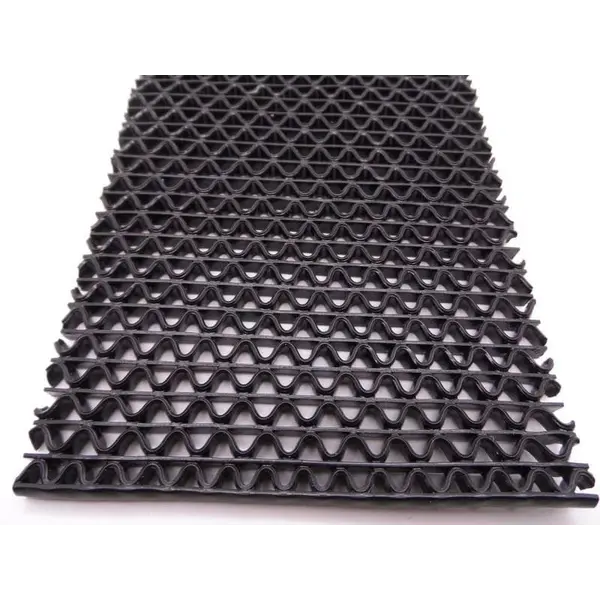 Αντιλιοσθητικό δάπεδο PVC Zig Zag Black