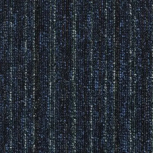 Μοκέτα Πλακάκι Solid Stripes 583 Blue Grey