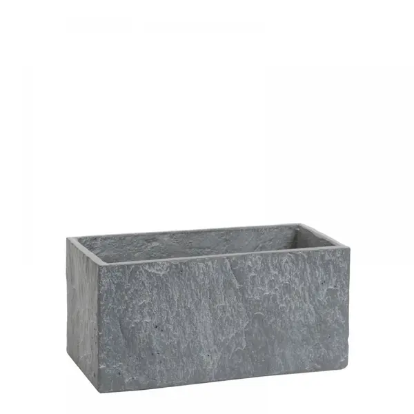 Supergreens Κασπώ Τσιμεντένιο Ορθογώνιο Γκρι 23x11x11 εκ.