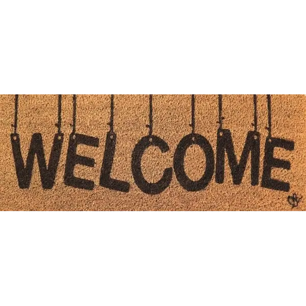 Πατάκι Entry 008 Welcome Black