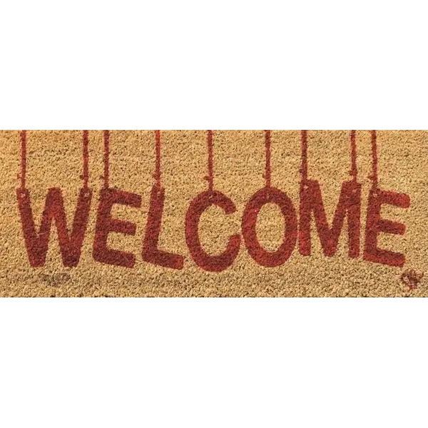 Πατάκι Entry 010 Welcome Red