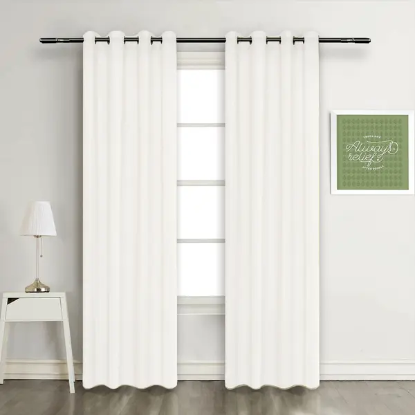 Έτοιμη Κουρτίνα Με τρουκς 140cm x 270cm C05-IVORY 4 RM