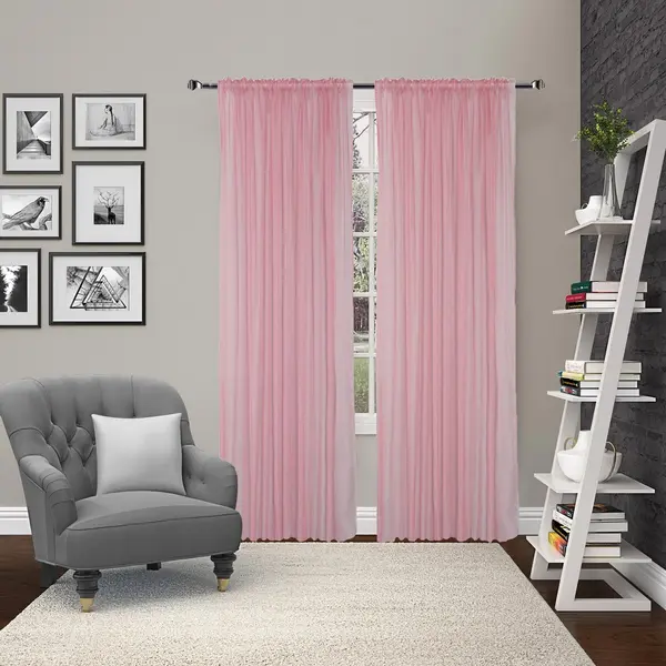 Έτοιμη Κουρτίνα Με Τρέσα 140cm x 270cm MSG-LIGHT PINK 9