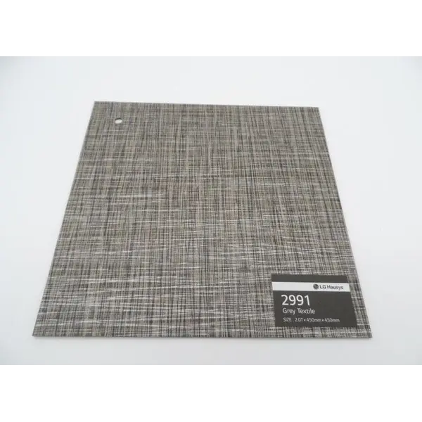 Βινυλικό Πλακίδιο LG Hausys Decotile 2991 Grey Textile