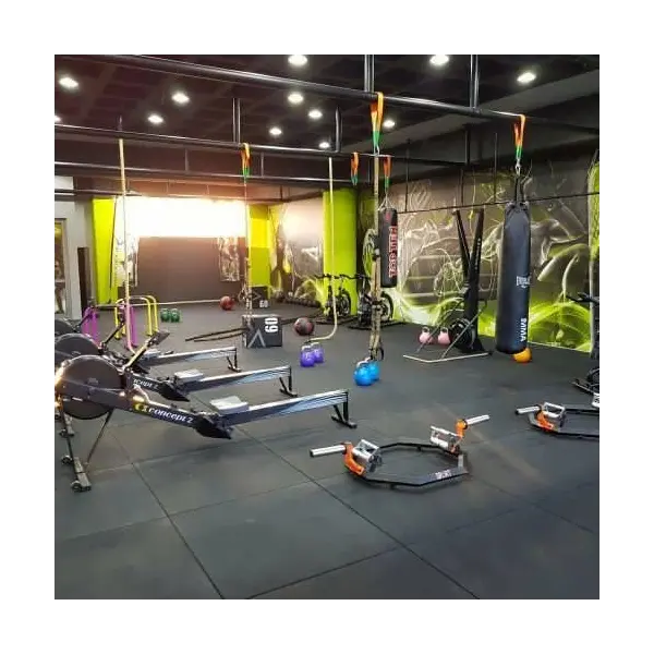 Δάπεδο καουτσούκ για Γυμναστήριο Crossfit Full powder 100 %