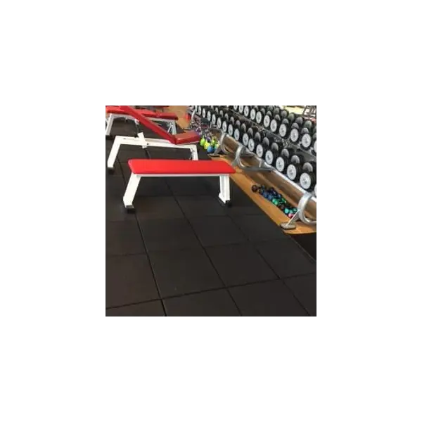 Δάπεδο καουτσούκ για Γυμναστήριο Crossfit Full powder 100 %