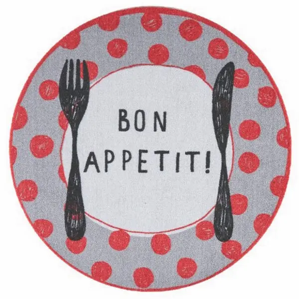 Ταπέτο Κουζίνας Cook & Wash 401 Red Dots bon appetit