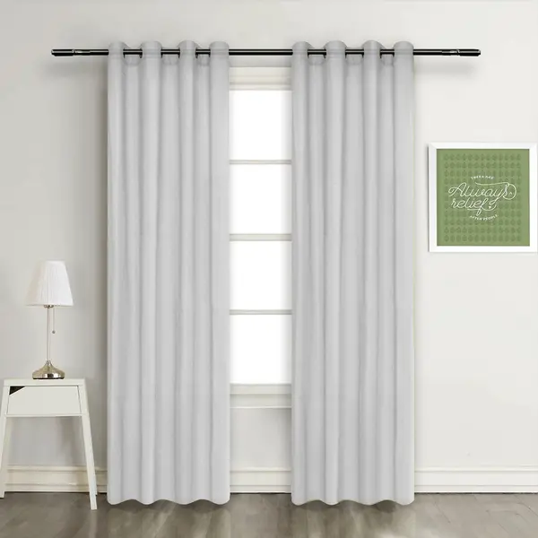 Έτοιμη Κουρτίνα Με τρουκς 140cm x 270cm C05-L GREY 3 RM