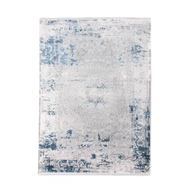 Χαλί Bamboo Silk Δ-6794A L.GREY D.BLUE Royal Carpet