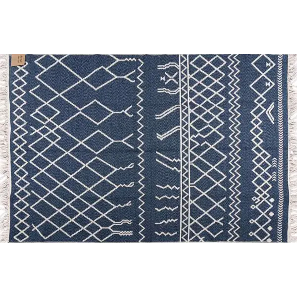 Βαμβακερό κιλίμι Aria Art-Kilim ARIA 22301 BLUE