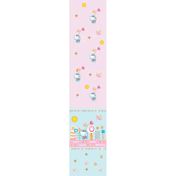 Παιδική Κουρτίνα Με Τιράντες 140cm x 290cm HK8149-1 Hello Kitty