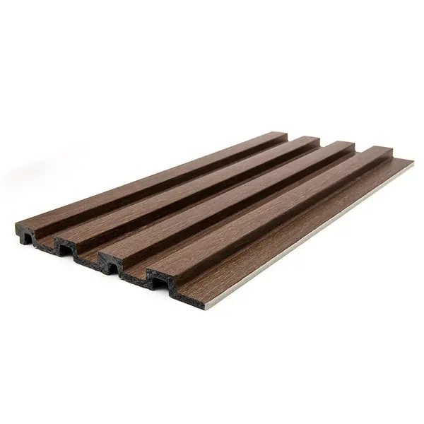 PS PANEL ΜΕ 3D ΠΗΧΑΚΙΑ 08 RESIDENCE 21/122 mm  DARK BROWN OAK