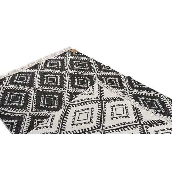 Βαμβακερό κιλίμι Aria Art-Kilim ARIA 22997 BLACK