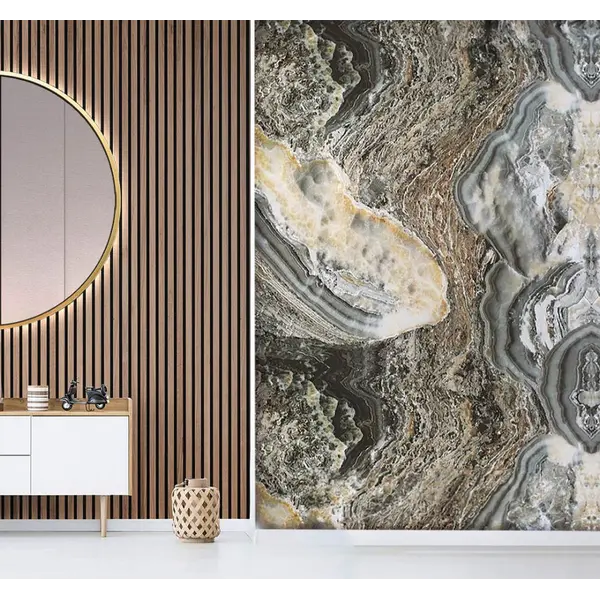 PVC WALL PANEL  2.8/1220/2800mm ONYX GREY 870
