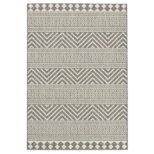 ΧΑΛΙ ETHNIK  7525D  GREY-ECRU
