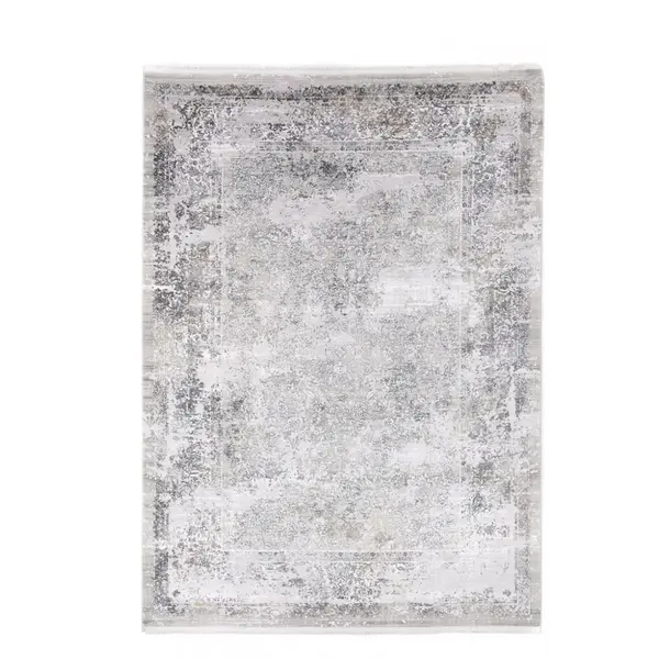 Μοντέρνο Χαλί Bamboo Silk 5987A Grey Anthracite Royal Carpet