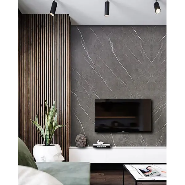 PVC WALL PANEL  2.8/1220/2800mm PIETRA GREY 211
