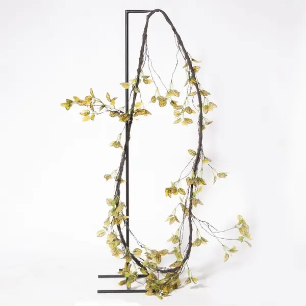 Supergreens Τεχνητή Γιρλάντα Πόλκα Κίτρινη 300 εκ.