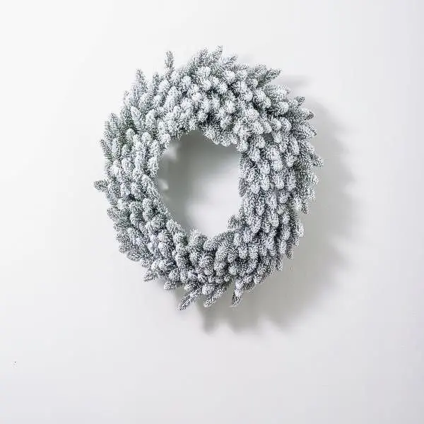 Supergreens Τεχνητό Στεφάνι  Έλατο Χιονισμένο D90 εκ.