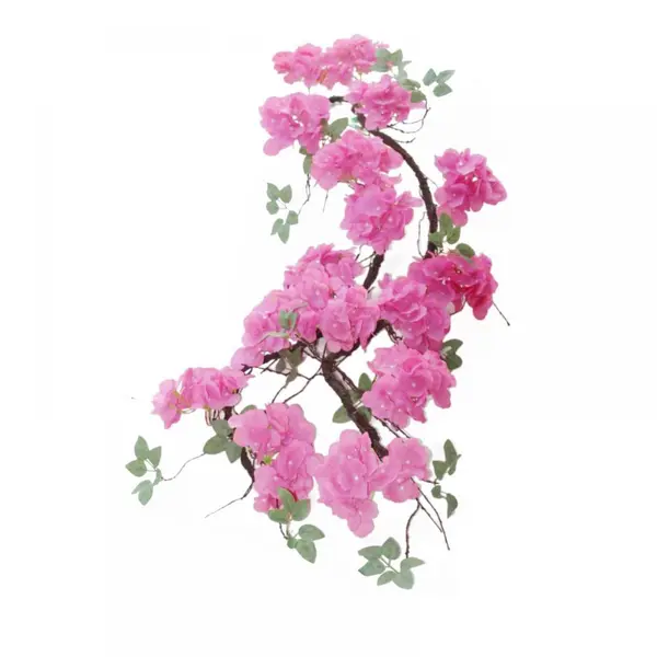 Supergreens Τεχνητή Γιρλάντα Ορτανσία Φούξια 300 εκ.