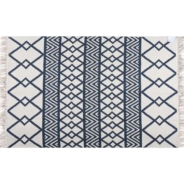 Βαμβακερό κιλίμι Aria Art-Kilim 22995 BLUE