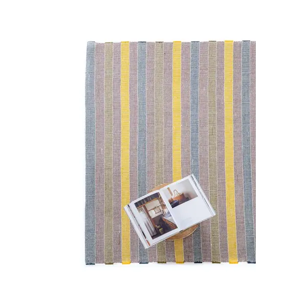 Χαλι Urban Cotton Kilim IE 2102 Yellow Royal Carpet