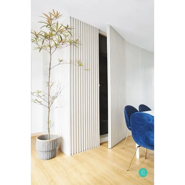 PS PANEL  ΜΕ 3D ΠΗΧΑΚΙΑ 01 RESIDENCE 21/122 mm  WHITE