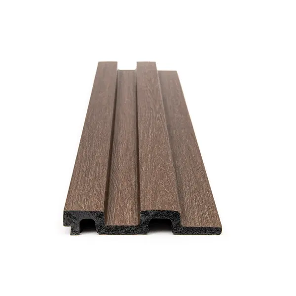 PS PANEL ΜΕ 3D ΠΗΧΑΚΙΑ 08 RESIDENCE 21/122 mm  DARK BROWN OAK