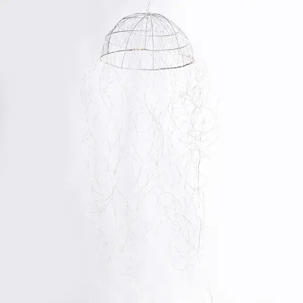 Supergreens Φωτιστικό Οροφής "Jellyfish" Ασημί με 720 Led 45x150 εκ.