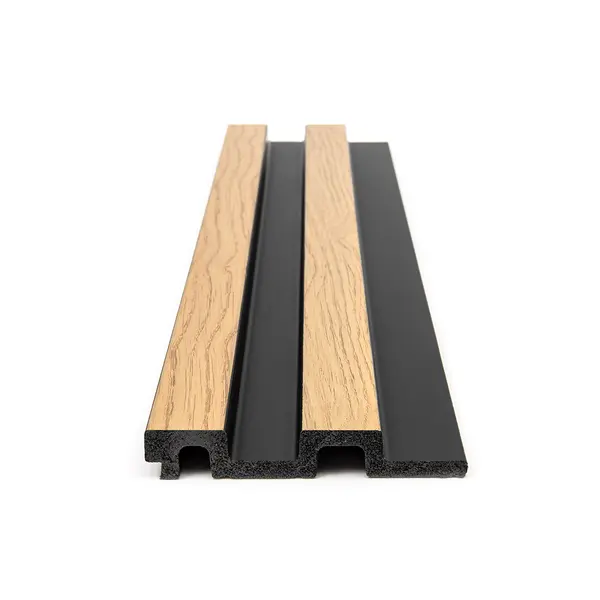 PS PANEL  ΜΕ 3D ΠΗΧΑΚΙΑ F4 RESIDENCE 21/122 mm  NAT.OAK/BLACK