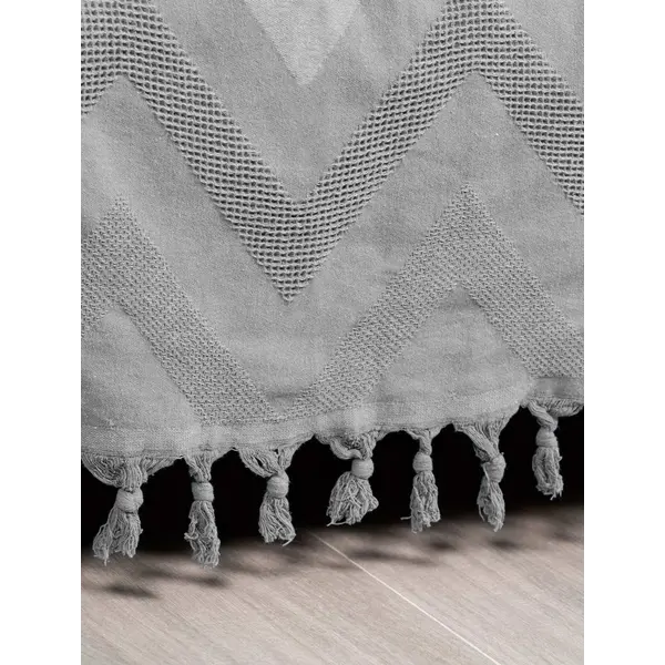 Κουβέρτα Πικέ Ζακάρ GOLWE GREY 