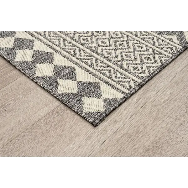 ΧΑΛΙ ETHNIK  7525D  GREY-ECRU