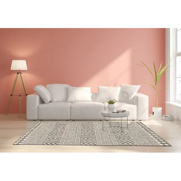 ΧΑΛΙ ETHNIK  7525D  GREY-ECRU