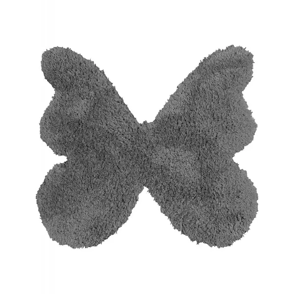 Παιδικό Χαλί DARK GREY SHADE BUTTERFLY 