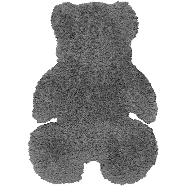 Παιδικό Χαλί DARK GREY SHADE TEDDY BEAR 