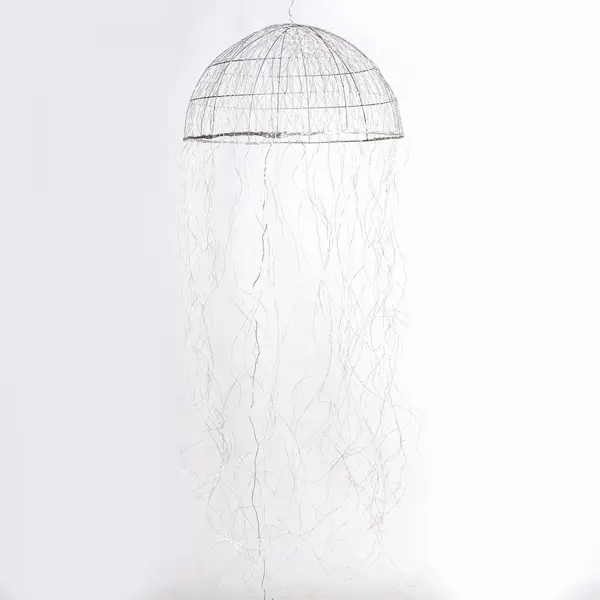 Supergreens Φωτιστικό Οροφής "Jellyfish" Ασημί με 1280 Led 60x200 εκ.