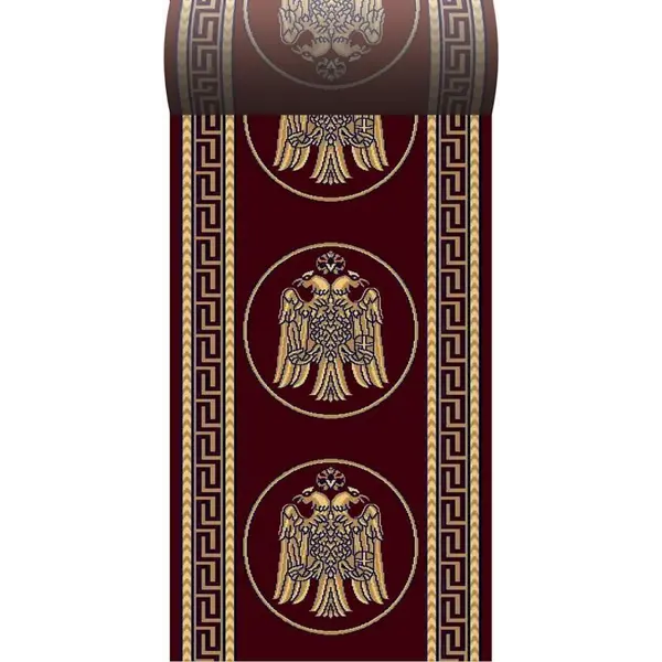 Εκκλησιαστικός Διάδρομος με δικέφαλο ATHOS 2126A RED