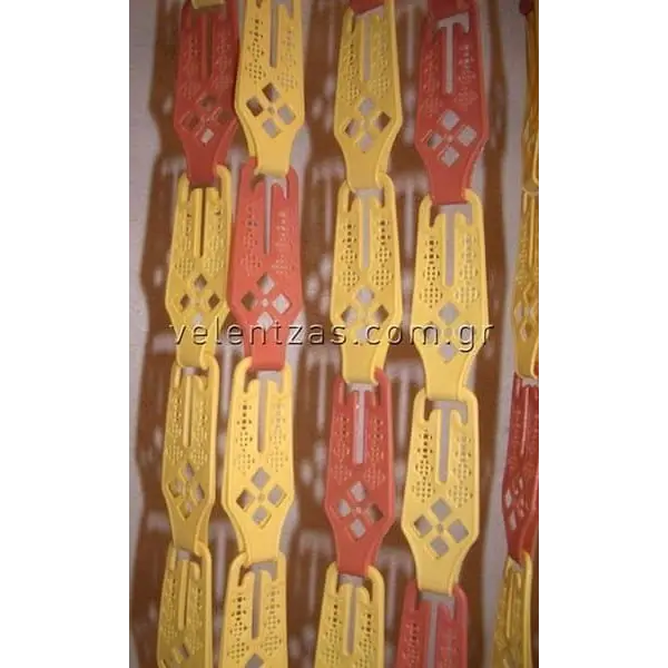 Κουρτίνα Πόρτας Φυλλαράκι Καρώ Decor