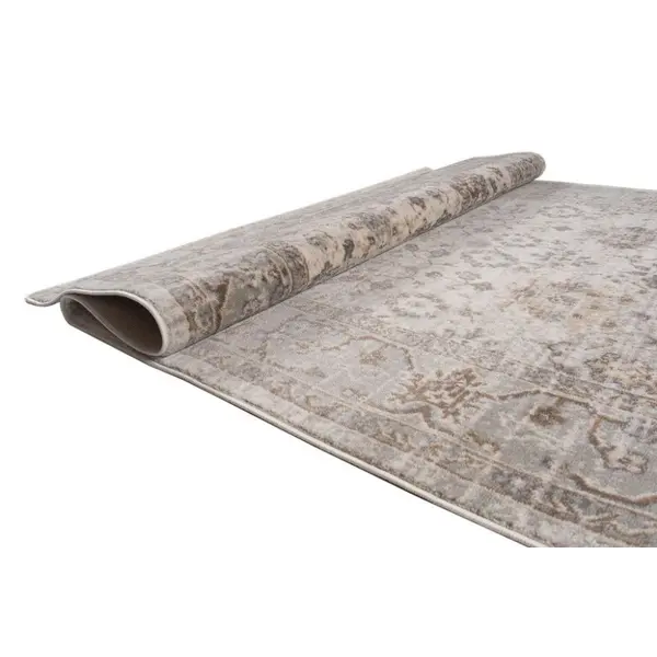 Χαλί Estia 2571 Light Grey White