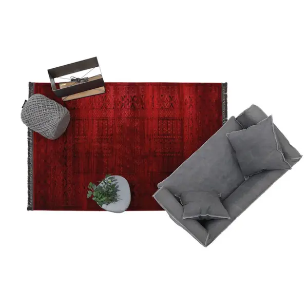 Κλασικό Χαλί Afgan 7504H D.Red -  Royal Carpet