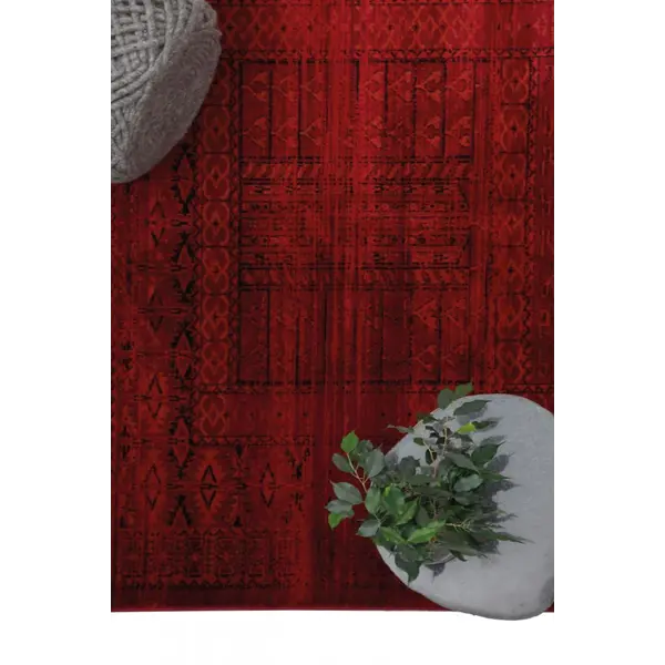 Κλασικό Χαλί Afgan 7504H D.Red -  Royal Carpet