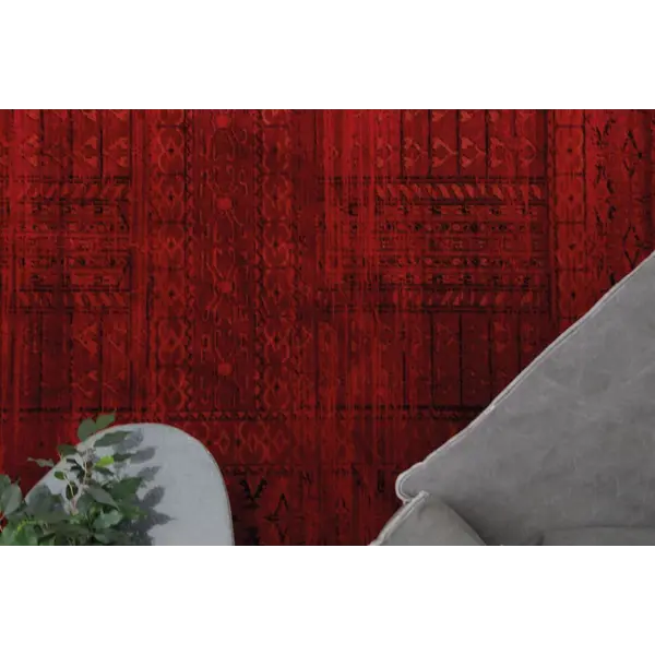 Κλασικό Χαλί Afgan 7504H D.Red -  Royal Carpet