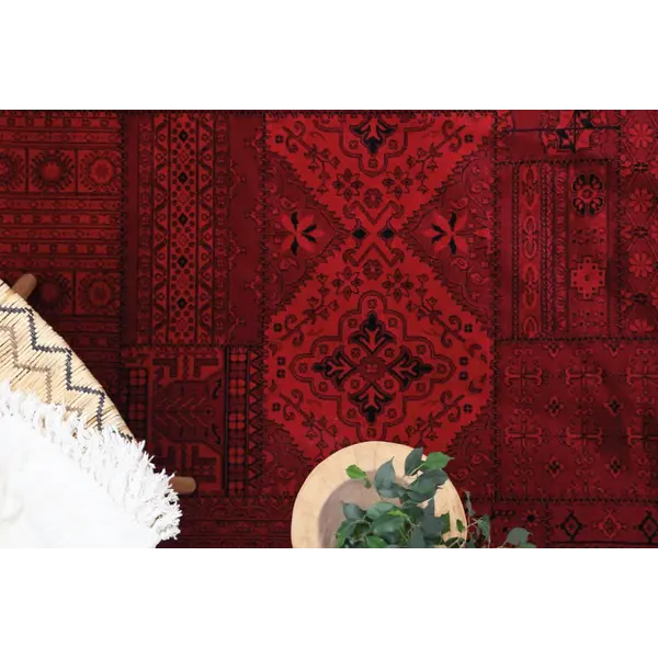Κλασικό Χαλί Afgan 7675A D.Red - Royal Carpet