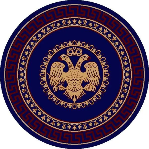 ΧΑΛΙ ΕΚΚΛΗΣΙΑΣΤΙΚΟ LYDIA 2128A NAVY ΣΤΡΟΓΓΥΛΟ