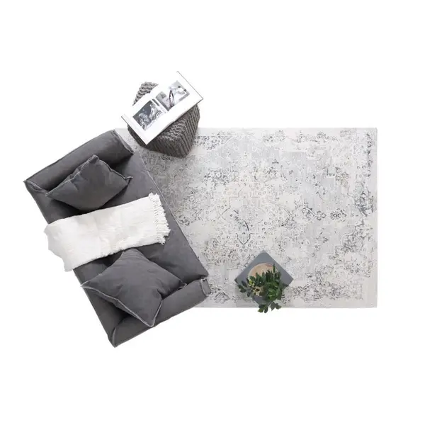 Μοντέρνο Χαλι Silky 09 L.BEIGE