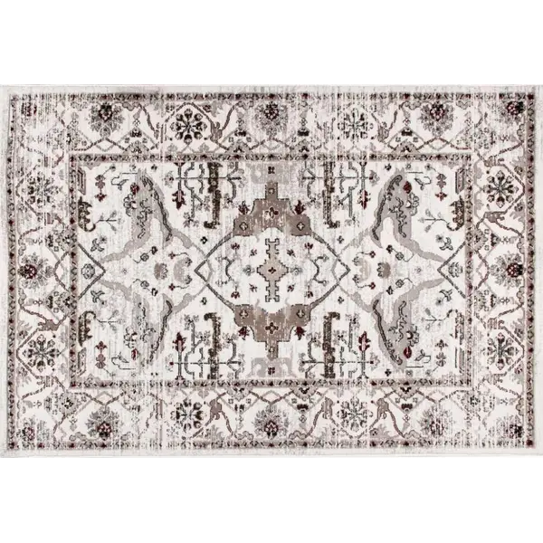 Χαλί Estia 3742 L.Grey White