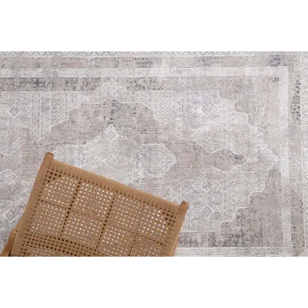 Μοντέρνο Χαλί Infinity 5915B Grey White Royal Carpet