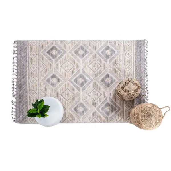 Xαλί La Casa 712B White L. Grey Royal Carpet