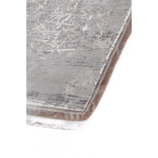 Χαλί Bamboo Silk Δ-5991A L.GREY D.BEIGE Royal Carpet